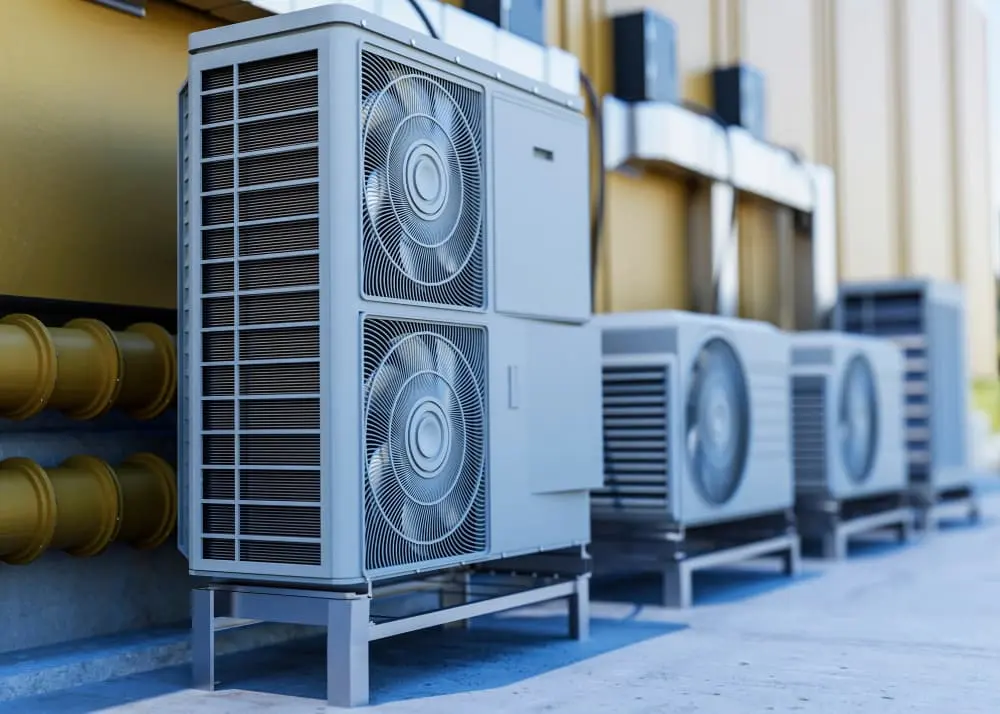 Sistema de climatización en un piso