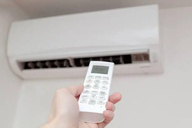control de temperatura de aire acondicionado